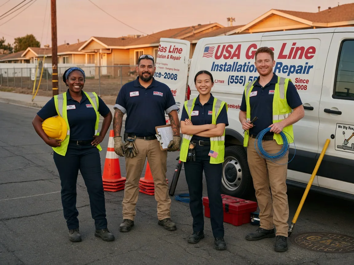 Gas Line Installation company in Campti, LA